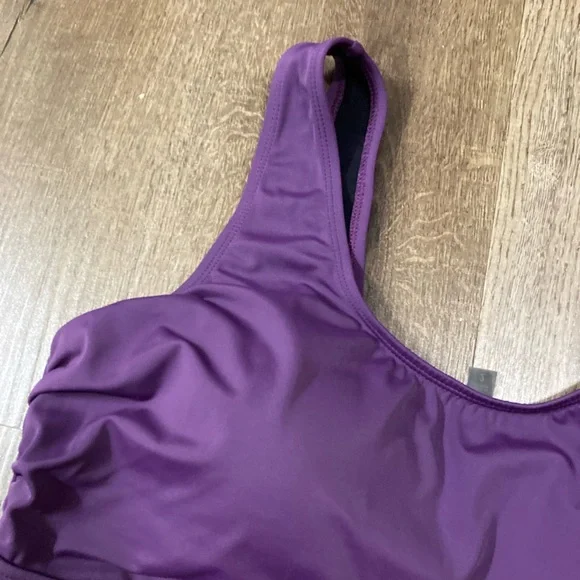 Torrid Swim Purple Bikini Wide Strap Swim Top Size 2 - Picture 5 of 7